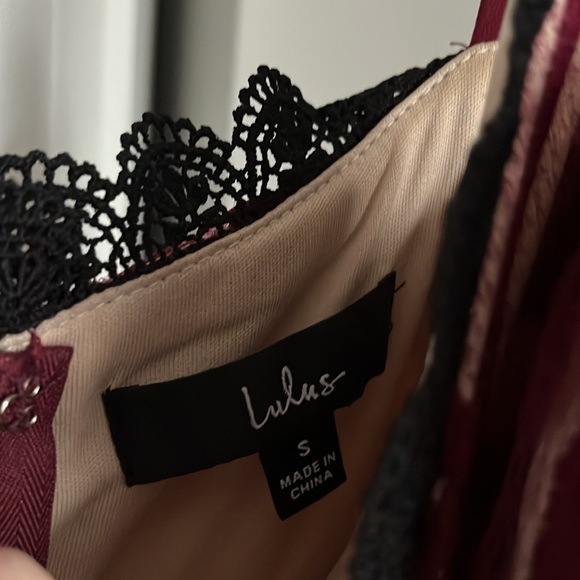 Lulu’s Red Lace Alluring Dream Dress, worn once - Picture 6 of 8